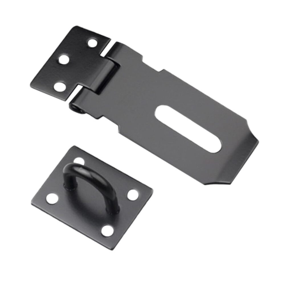 Stainless Steel Door Lock Hasp Latches 2 Pack For Cabinets And Gates Easy Install Smooth Finish Theft Safety Clasp 9393856195206