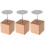 3 Sets Wooden Flower Nail Holder Baking Tool Display Stand 6
