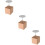 3 Sets Wooden Flower Nail Holder Baking Tool Display Stand 11
