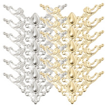 240 Pcs Metal Book Corner Protectors For Scrapbooking Jewelry Making