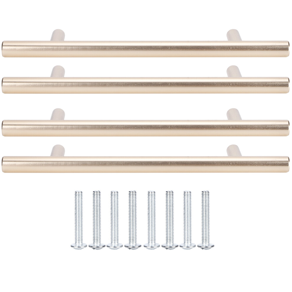 (Hole Distance 96) 4Set Aluminum Gold Drawer Pull Handles Cabinet Hardware 96Mm 685922952523