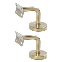 10 Pcs Stainless Steel Handrail Brackets For Indoor Stair Railings