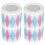 (Diamond Pattern) 2Pcs Mousse Edge Wrapping Tape Cake Collar 0.08x10m Diamond Pattern 1