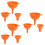 9 Pcs General Purpose Silicone Funnels For Transferring Liquids 7