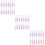 150 Pcs Glue Sticky Rubber Nail 9