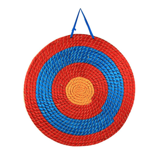 Archery Target Traditional Solid Straw Hand Made 50cm Single Layer Outdoor Practice Target for Arrows