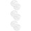 6 Pcs Professional Makeup Mixing Palette Durable Acrylic Tray 10