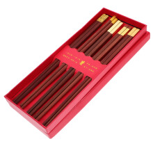 20 Pairs Wooden Chinese Chopsticks For Dinner Use Vintage Style