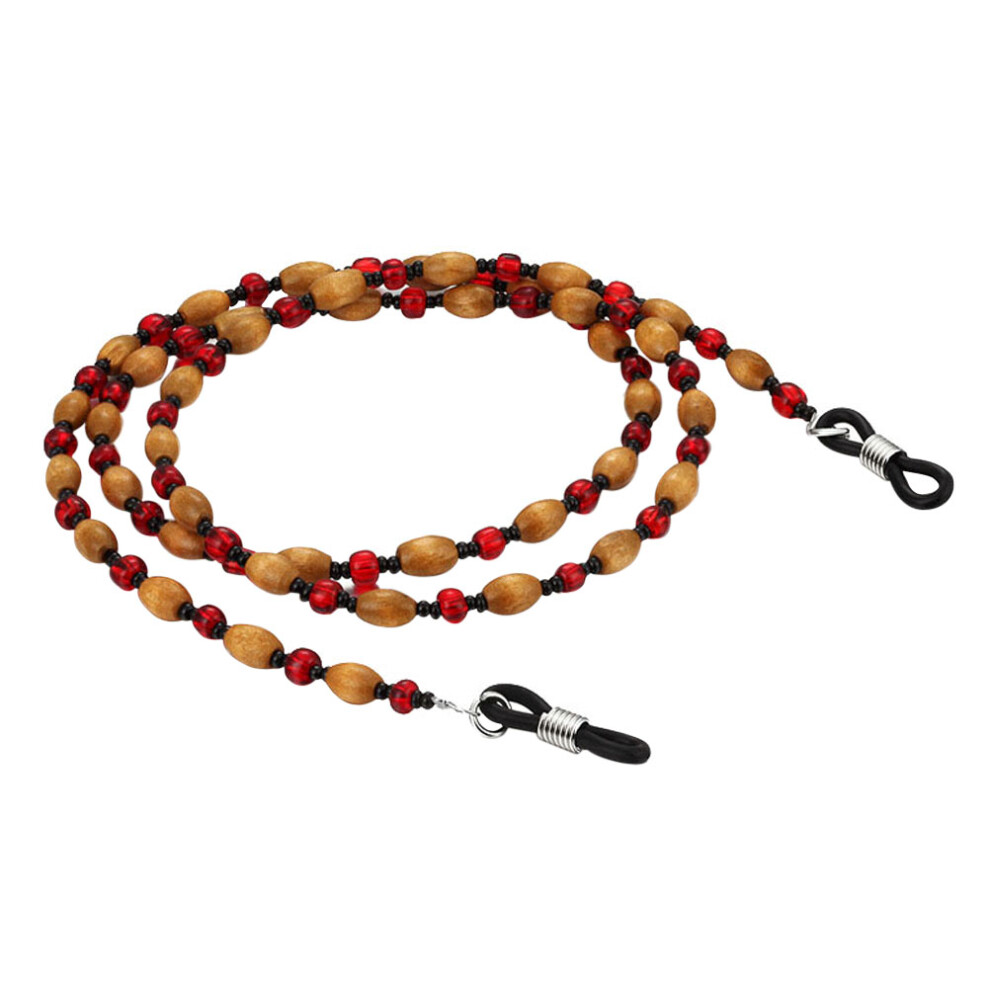 Aboofan 2Pcs Eyeglass Holder Strap Beaded Sunglass Chain Cord