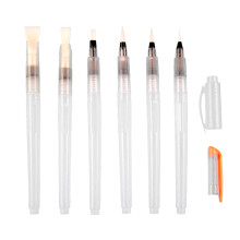 12Pcs Compact Water Injection Drawing Pens Transparent Light Brush Set