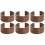 6 Pcs Walnut Holder Wooden Holder Bamboo 4