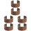 6 Pcs Walnut Holder Wooden Holder Bamboo 2