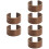 6 Pcs Walnut Holder Wooden Holder Bamboo 6