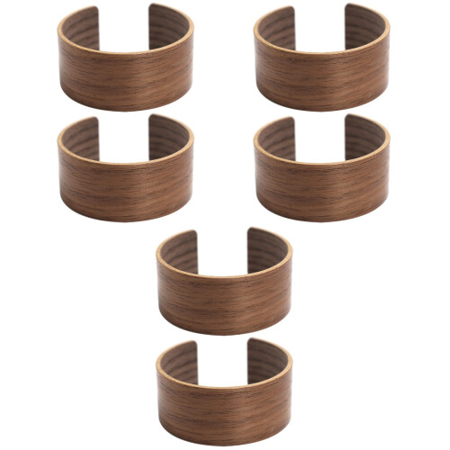 6 Pcs Walnut Holder Wooden Holder Bamboo 2