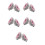 10 Pcs Plush Ear For Motorcycle Creative Decorative Accessory 5