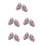 10 Pcs Plush Ear For Motorcycle Creative Decorative Accessory 9
