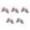 10 Pcs Plush Ear For Motorcycle Creative Decorative Accessory 8