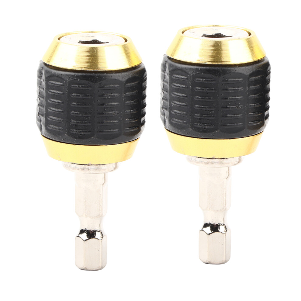 2Pcs 60Mm Drill Chuck Hex Screwdriver Adapter 1/4 Hex Shank Bit Tool 685922956439