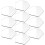 40 Pcs Transparent Hexagon Acrylic Table Sign Blank 3