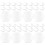 40 Pcs Transparent Hexagon Acrylic Table Sign Blank 7
