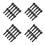 Cable Organizer Cord Ties Reusable Fastener 40set 4