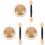 3 Sets Creative Seal Paste Durable Diy Cream With Brush 2