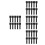 Cable Organizer Cord Ties Reusable Fastener 40set 6