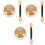 3 Sets Creative Seal Paste Durable Diy Cream With Brush 3