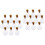 2 Pack Bottle Flask Alcohol Bottles 4