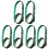 6 Pcs Pu Coffee Cup Sleeve Reusable Insulated 4
