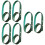 6 Pcs Pu Coffee Cup Sleeve Reusable Insulated 9