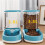 Pet Feeder Dog Water Dispenser Cat Automatic Feeder Drinking Flow System Gray 5