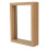 2Pcs Glass Display Frame With Wooden Frame Double Sided 2