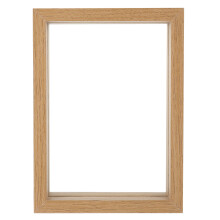 2Pcs Glass Display Frame With Wooden Frame Double Sided