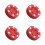 4Pcs Plastic Round Puck For Roller And Field Hockey Training 5