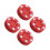 4Pcs Plastic Round Puck For Roller And Field Hockey Training 4