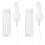 2Pcs Transparent Plastic Foaming Bottles Portable Sub Brush Bottles 7