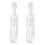 2Pcs Transparent Plastic Foaming Bottles Portable Sub Brush Bottles 5