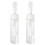 2Pcs Transparent Plastic Foaming Bottles Portable Sub Brush Bottles 4