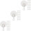 3 Pieces Ceiling Hook Wall Decoration Hanger Efficient Girl 7