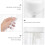2Pcs Transparent Plastic Foaming Bottles Portable Sub Brush Bottles 10