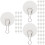 3 Pieces Ceiling Hook Wall Decoration Hanger Efficient Girl 8