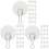 3 Pieces Ceiling Hook Wall Decoration Hanger Efficient Girl 4