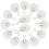 3 Pieces Ceiling Hook Wall Decoration Hanger Efficient Girl 1