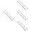 8 Pcs Aluminium Alloy Poster Frame Hanger For Home 8