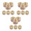 18 Pcs Concealed Fire Sprinkler Cover Plate Ceiling Mount 6