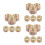 18 Pcs Concealed Fire Sprinkler Cover Plate Ceiling Mount 7