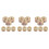 18 Pcs Concealed Fire Sprinkler Cover Plate Ceiling Mount 10