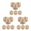 18 Pcs Concealed Fire Sprinkler Cover Plate Ceiling Mount 4