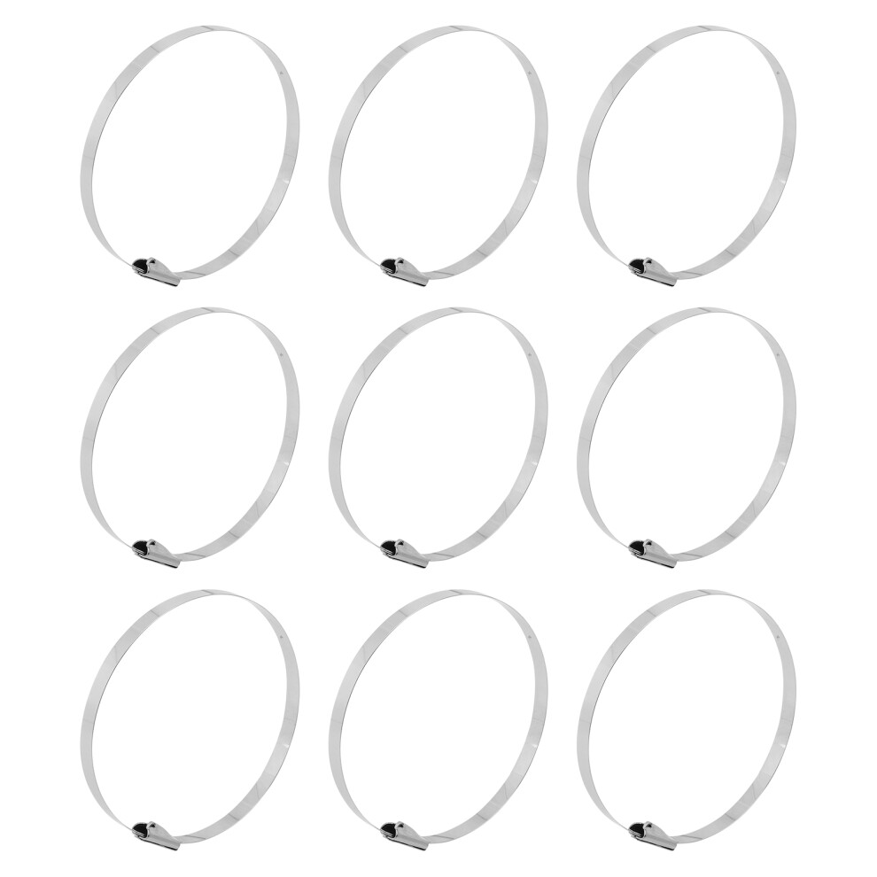 100Pcs Selflocking Stainless Steel Cable Ties For Cord Organization 013540921643